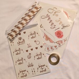 🕊️Wedding Collection🕊️ Rose Gold Bridal Shower Party Set